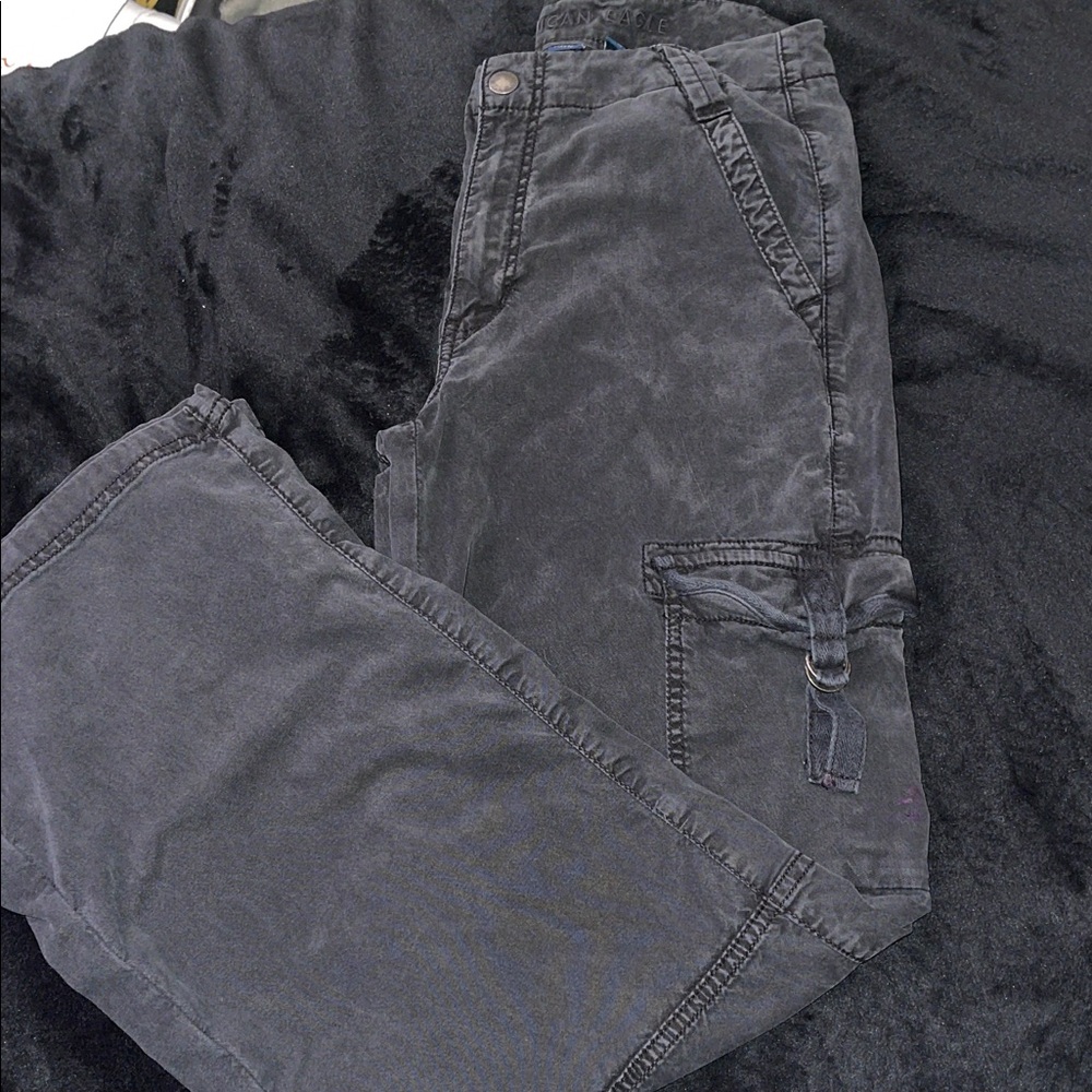 American Eagle women’s off Black Cargo Pants